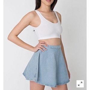 AMERICAN APPAREL DENIM CIRCLE SKIRT